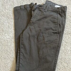 Gap Mens Dark Grey Pants Slim Fit 30x32